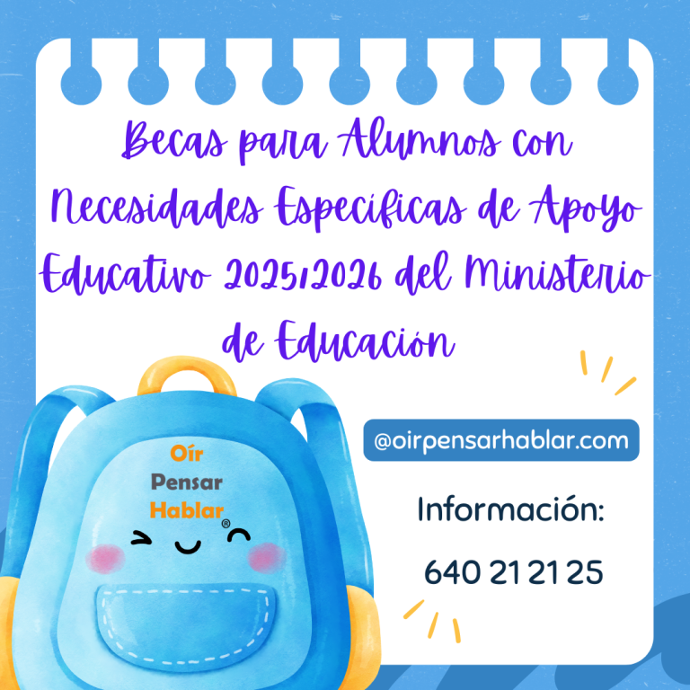Becas para Alumnos con Necesidades Específicas de Apoyo Educativo 2025/ ...
