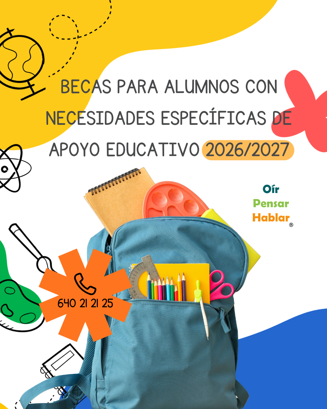 Becas para Alumnos con Necesidades Específicas de Apoyo Educativo 2026/2027