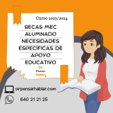 Becas para Alumnos con Necesidades Específicas de Apoyo Educativo 2023/2024
