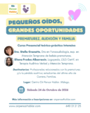 Curso: Pequeños oídos, Grandes oportunidades: Prematurez, Audición y Familia