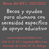 Becas del MEC 2021-22 para alumnos con necesidad específica de apoyo educativo