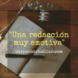 Una redacción muy emotiva